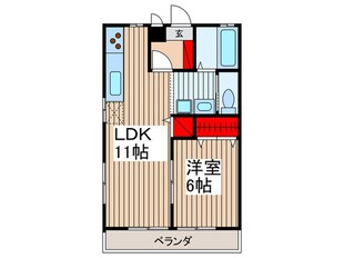 ファミリアシバサキの物件間取画像